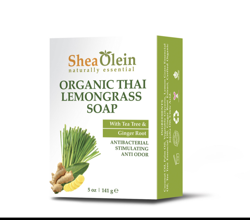 SHEA OLEIN ORGANIC THAI LEMONGRASS SOAP