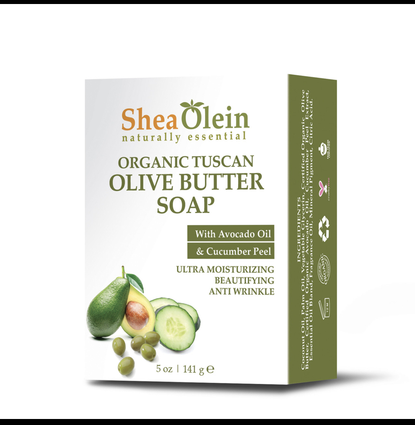 SHEA OLEIN ORGANICTUSCAN OLIVE BUTTER SOAP